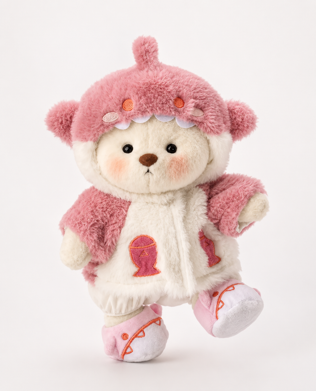 Pink shark Plush Bear 🐻 💗